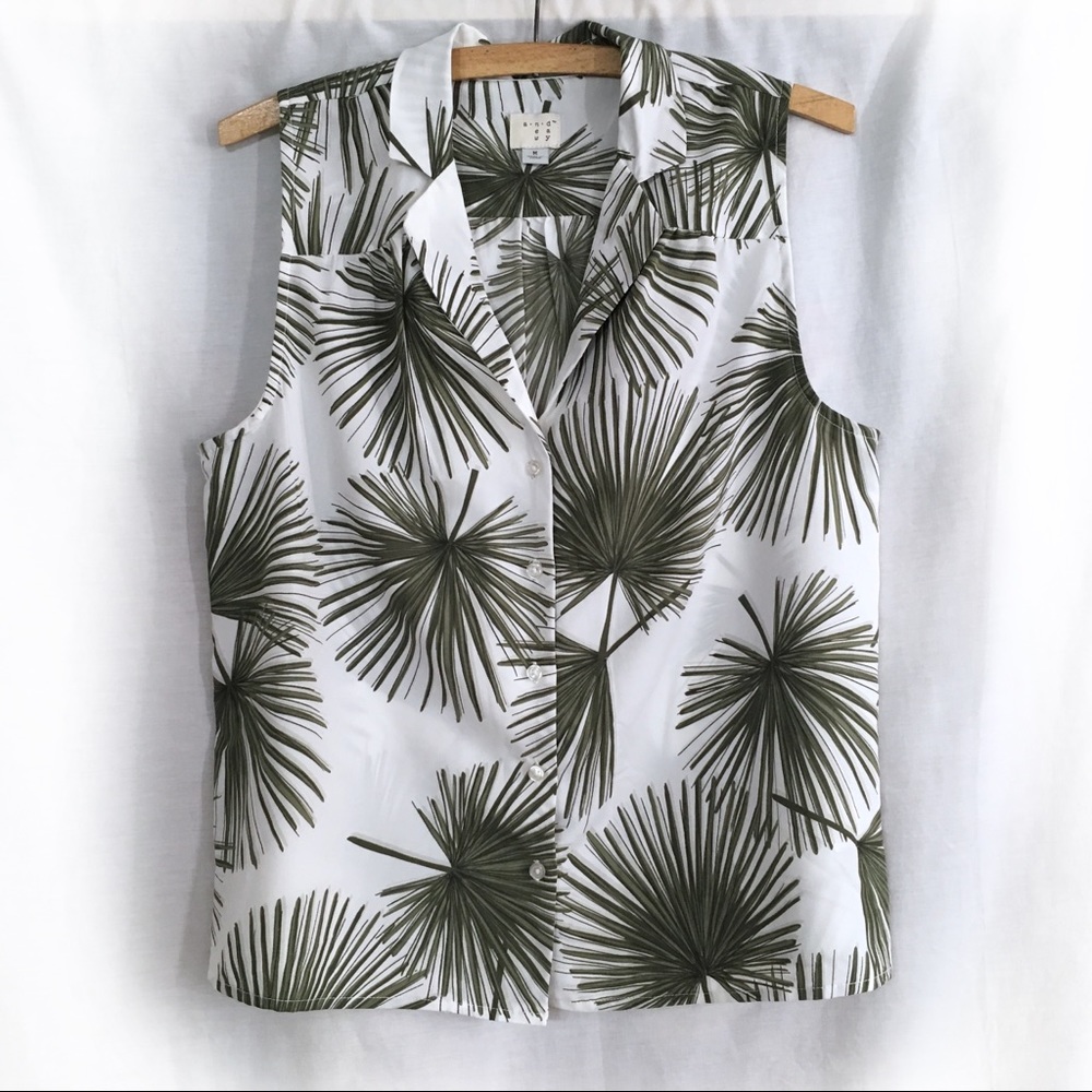 4/$20 A NEW DAY Botanical Plant Summer Tank